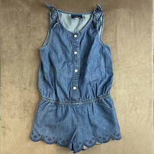 Genuine Kids From OshKosh Toddler Chambray Denim Blue Romper Size 2T (SKU: 61BG)